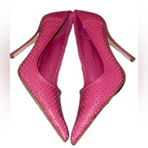 ALDO Fuchsia Pointed Toe Stiletto Heels Size 39 (US 8) Vintage NWT minor flaw
